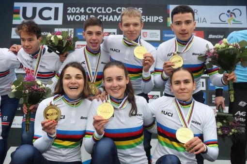 Championnats du Monde de Cyclo-Cross : Lauriane DURAFFOURG et Martin GROSLAMBERT en Or !
